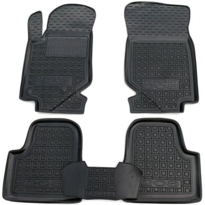 Коврики в салон для Peugeot 208 '19-, резиновые (AVTO-Gumm)