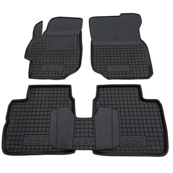 Коврики в салон для Peugeot 301 '12-, резиновые (AVTO-Gumm)