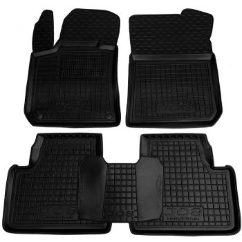 Коврики в салон для Peugeot 308 2014- (универсал), резиновые (AVTO-Gumm)