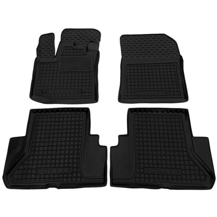 Коврики в салон для Renault Dokker 2013-, резиновые (AVTO-Gumm)