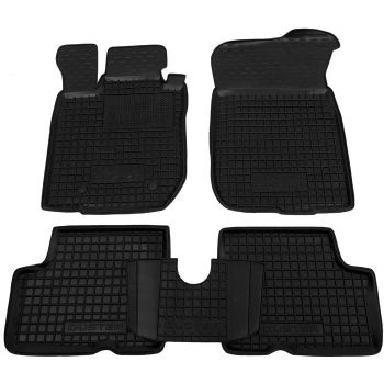 Коврики в салон для Renault Duster 2WD 2012-2014 (росс. сборка), резиновые (AVTO-Gumm)