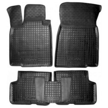 Коврики в салон для Dacia Logan MCV (2006-2012) универсал, резиновые (AVTO-Gumm)