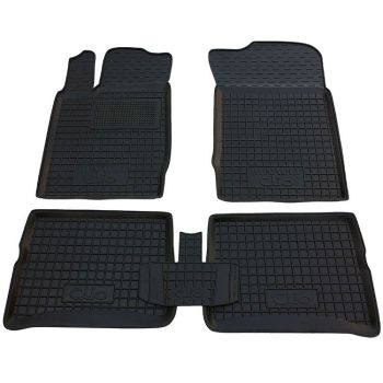 Коврики в салон для Renault Simbol седан '01-12, резиновые (AVTO-Gumm)