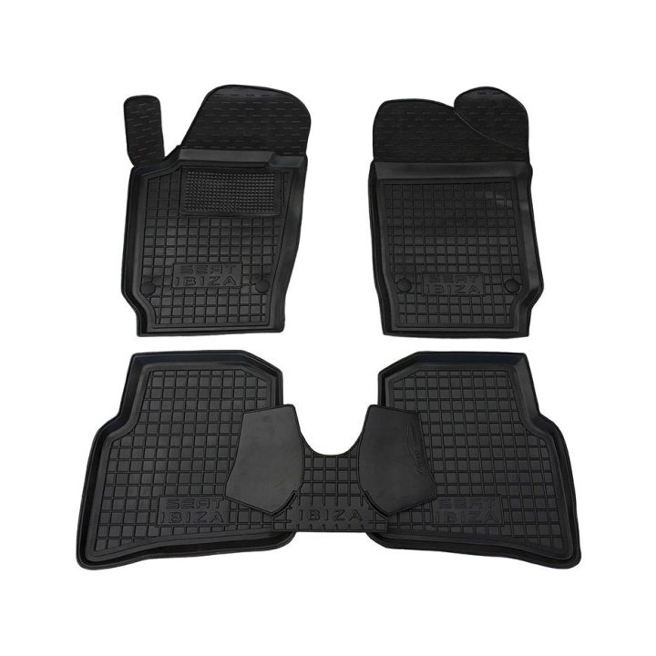 Коврики в салон для Seat Ibiza 2012-, резиновые (AVTO-Gumm)