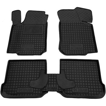 Коврики в салон для Skoda Octavia A4 1996-2010, резиновые (AVTO-Gumm)