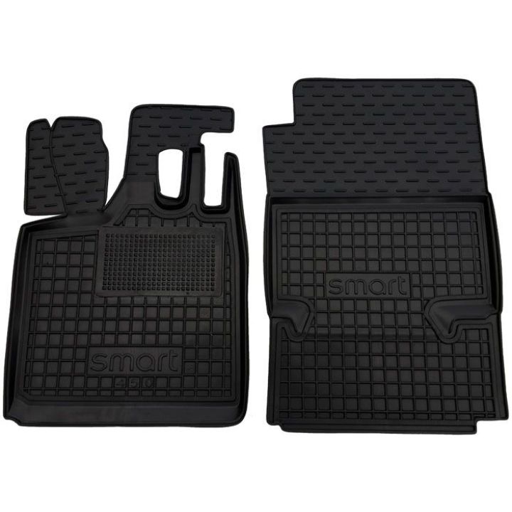 Коврики в салон для Smart Fortwo 450 1998-2006, резиновые (AVTO-Gumm)