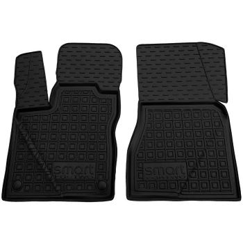 Коврики в салон для Smart Fortwo 453 2014-, резиновые (AVTO-Gumm)