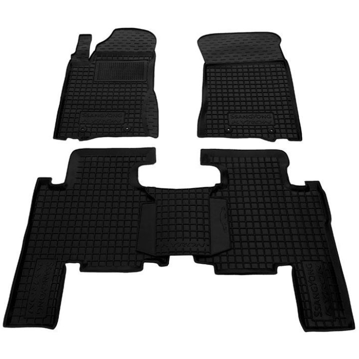 Коврики в салон для Ssangyong Kyron '05-15, резиновые (AVTO-Gumm)