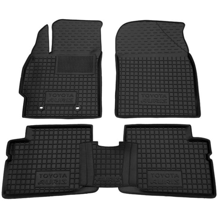 Коврики в салон для Toyota Auris '06-12, резиновые (AVTO-Gumm)