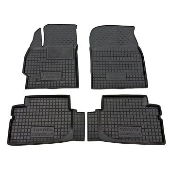 Коврики в салон для Toyota Corolla 2007-, резиновые (AVTO-Gumm)