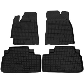 Коврики в салон для Toyota Highlander 2008-, резиновые (AVTO-Gumm)