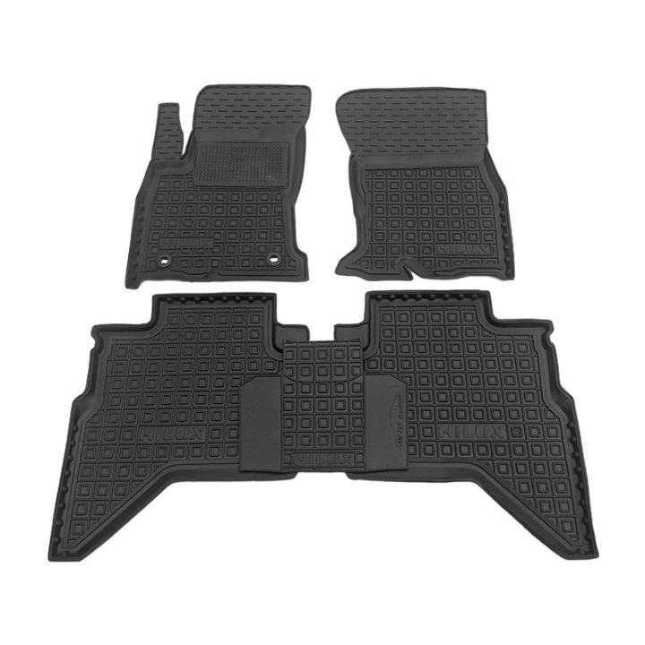 Коврики в салон для Toyota Hilux '15-, резиновые (AVTO-Gumm)