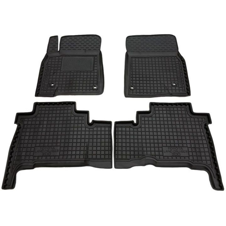 Коврики в салон для Toyota Land Cruiser Prado 200 2007-2012, резиновые (AVTO-Gumm)