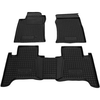 Килимки в салон для Toyota Land Cruiser Prado 120 '03-09, гумові (AVTO-Gumm)