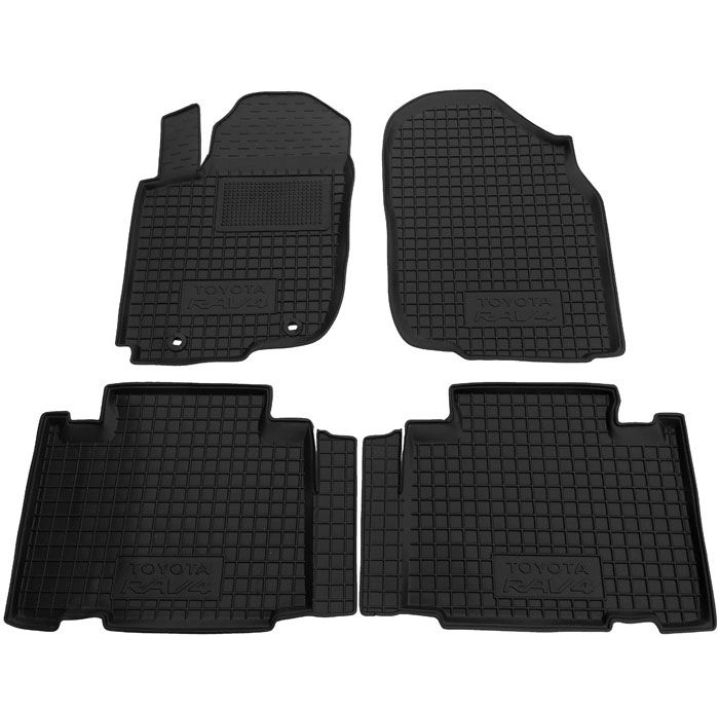 Коврики в салон для Toyota RAV-4 IV 2013-, резиновые (AVTO-Gumm)