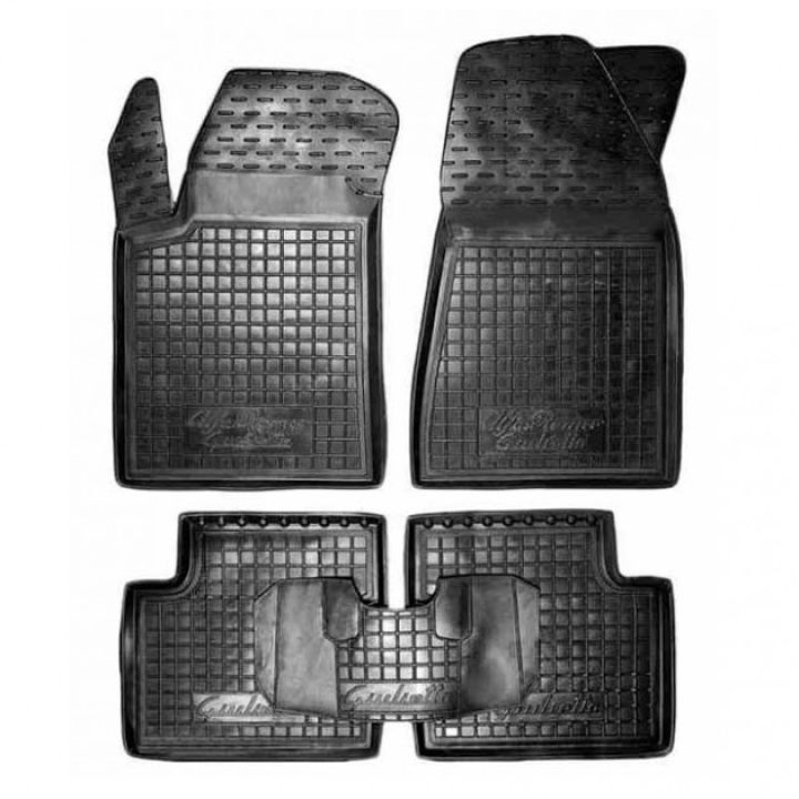 Коврики в салон для Alfa romeo Giulietta резиновые (AVTO-Gumm)
