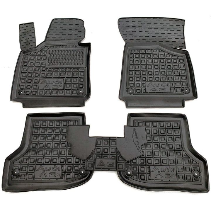 Коврики в салон для Audi A3 (2003>) (5 дв.) резиновые (AVTO-Gumm)