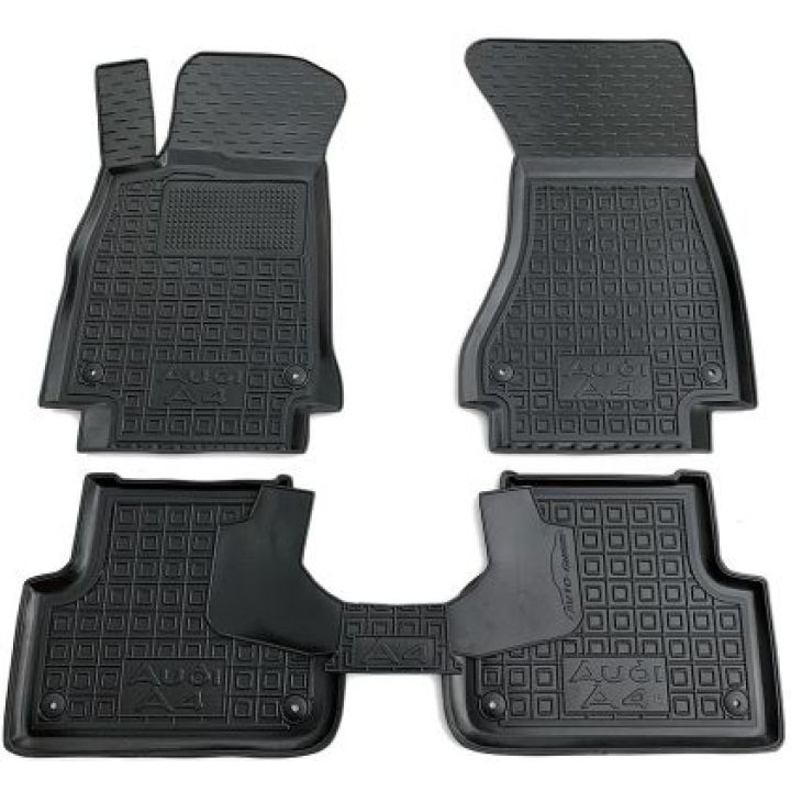Коврики в салон для Audi A4 (B9) '15-, резиновые (AVTO-Gumm)