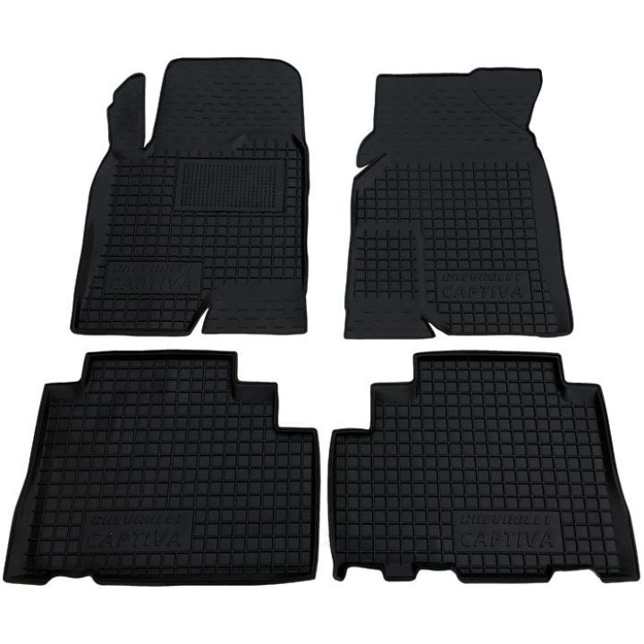 Коврики в салон для Chevrolet Captiva (2011>) резиновые (AVTO-Gumm)