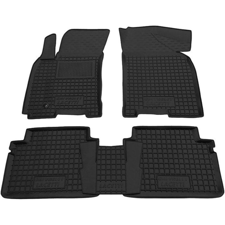 Коврики в салон для Chevrolet Lacetti '03-12 резиновые (AVTO-Gumm)