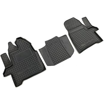 Коврики в салон для Ford Tourneo Custom '13- (1+1) резиновые, (AVTO-Gumm)