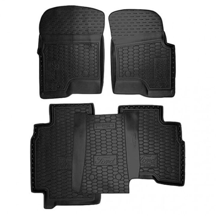 Коврики в салон для Ford F-150 2004-2008 (5мест), резиновые (AVTO-Gumm)
