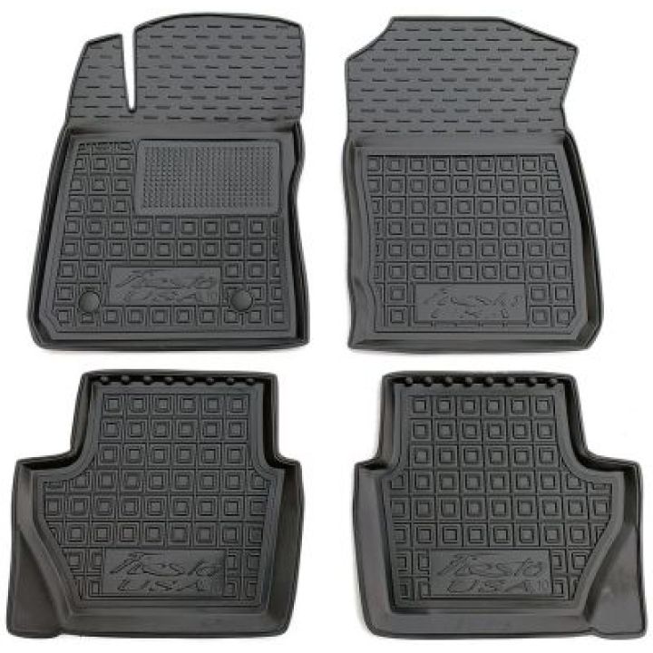 Коврики в салон для Ford Fiesta '09-17, USA, резиновые, (AVTO-Gumm)