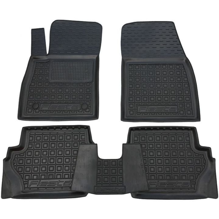 Коврики в салон для Ford Fiesta '18- резиновые, (AVTO-Gumm)