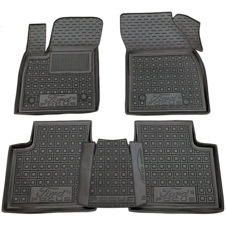 Коврики в салон для Ford Focus 2019-, резиновые (AVTO-Gumm)