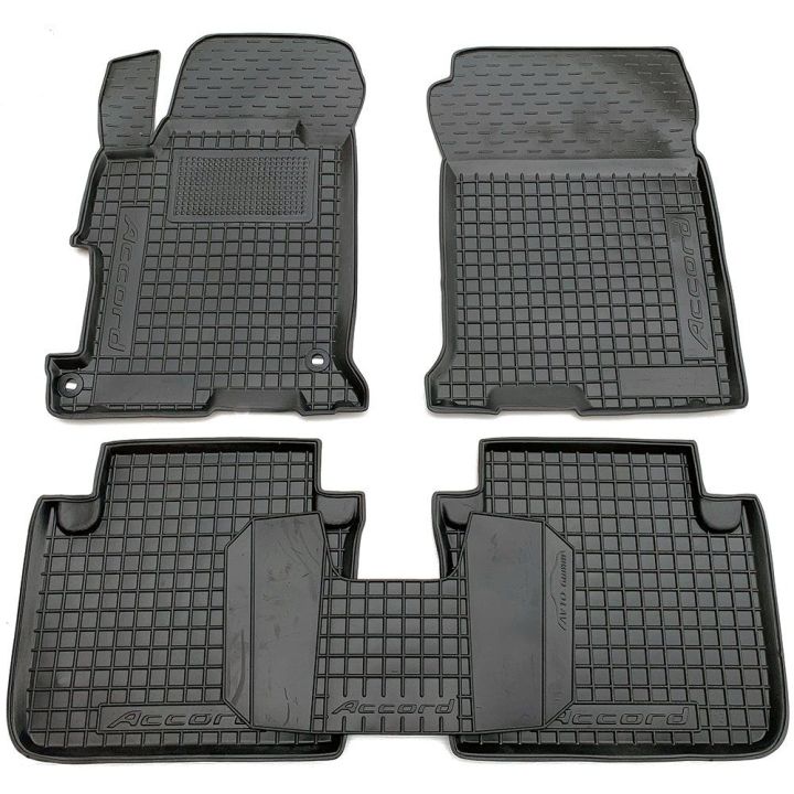Коврики в салон для Honda Accord 2013-, резиновые (AVTO-Gumm)