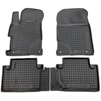 Коврики в салон для Honda Civic 2011- седан, резиновые (AVTO-Gumm)