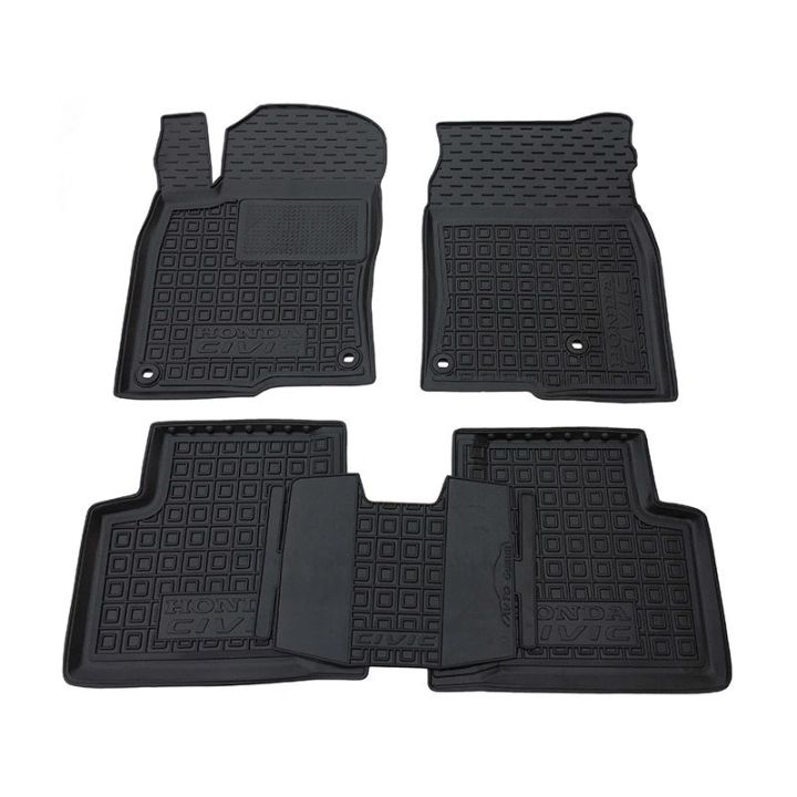 Коврики в салон для Honda Civic 2017- седан, резиновые (AVTO-Gumm)