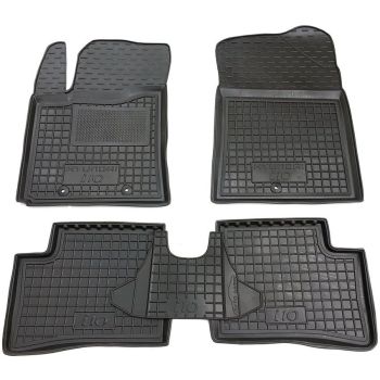 Коврики в салон для Hyundai i-10 (2014>), резиновые (AVTO-Gumm)