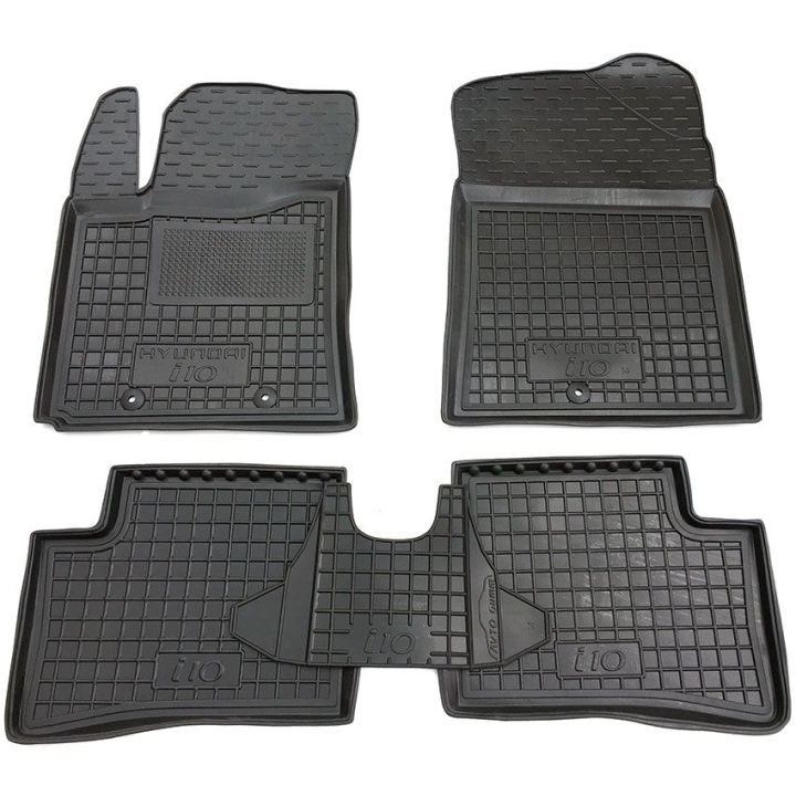 Коврики в салон для Hyundai i-10 LA '19-, резиновые (AVTO-Gumm)