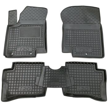 Коврики в салон для Hyundai i-20 '08-14, резиновые (AVTO-Gumm)