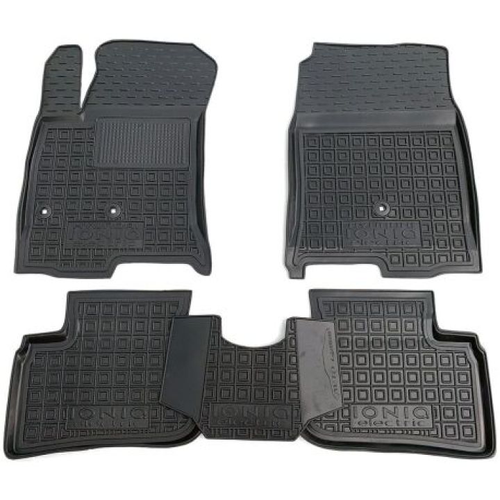 Коврики в салон для Hyundai Ioniq hybrid 5 '21-, резиновые (AVTO-Gumm)
