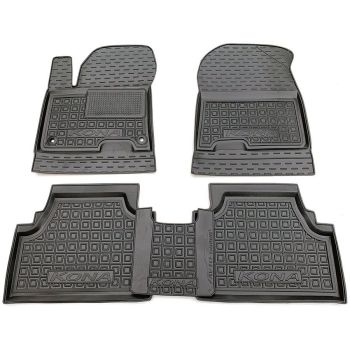 Коврики в салон для Hyundai Kona '17-, резиновые (AVTO-Gumm)