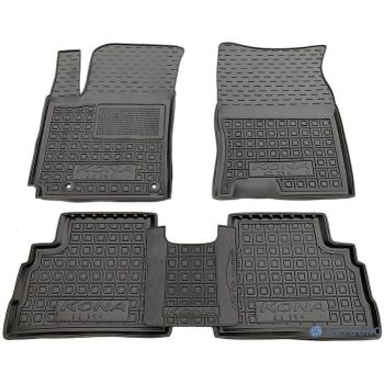 Коврики в салон для Hyundai Kona '17- ДВС, резиновые (AVTO-Gumm)