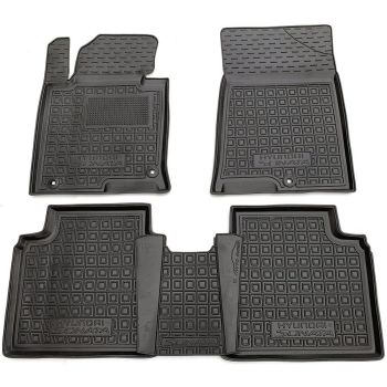 Коврики в салон для Hyundai Sonata 2016-, резиновые (AVTO-Gumm)