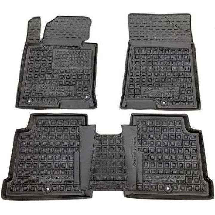 Коврики в салон для Hyundai Sonata 2016- USA, резиновые (AVTO-Gumm)