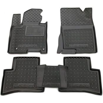 Коврики в салон для Hyundai Tucson (NX4) '21-, резиновые (AVTO-Gumm)