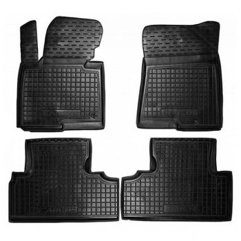 Коврики в салон для Kia Carens 2013- (5мест), резиновые (AVTO-Gumm)