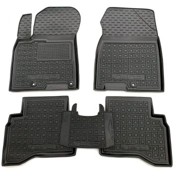 Коврики в салон для Kia Niro BASE (eco plug-in) 2016-, резиновые (AVTO-Gumm)