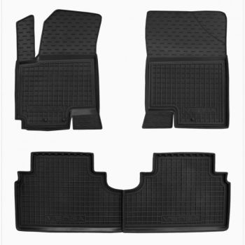Коврики в салон для Kia Venga '10-17, резиновые (AVTO-Gumm)