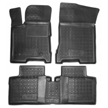 Коврики в салон для Lada (Ваз) Vesta Cross '15-, резиновые (AVTO-Gumm)