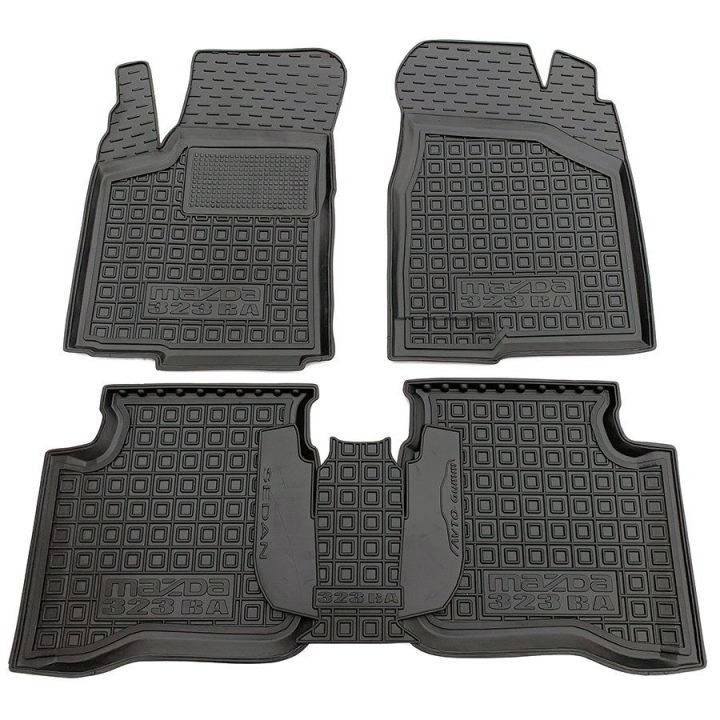 Коврики в салон для Mazda 323 BA 1994-1998 седан, резиновые (AVTO-Gumm)
