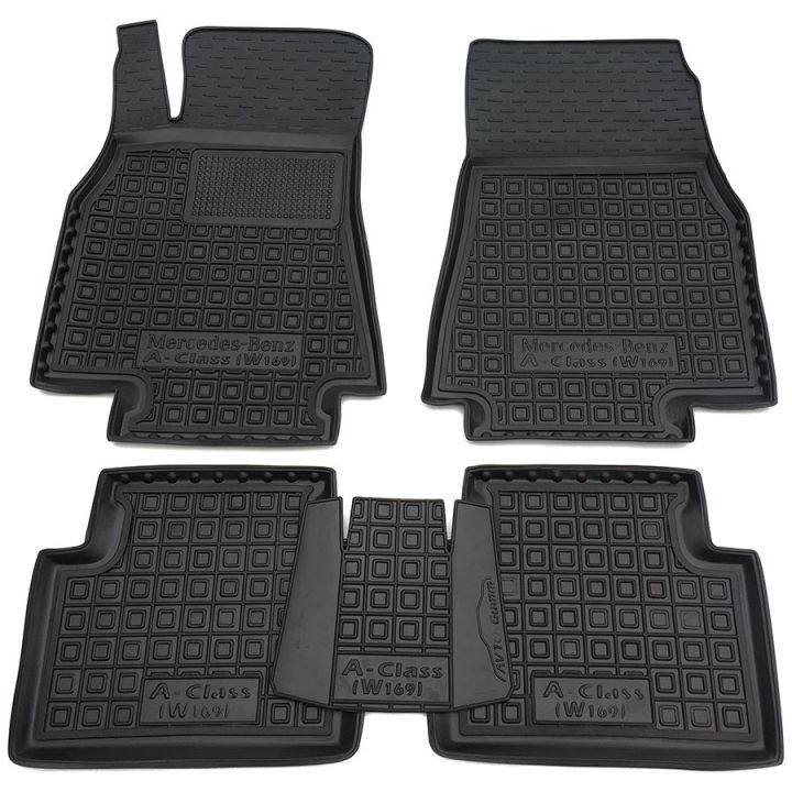 Коврики в салон для Mercedes A-Class W169 '04-11, резиновые (AVTO-Gumm)