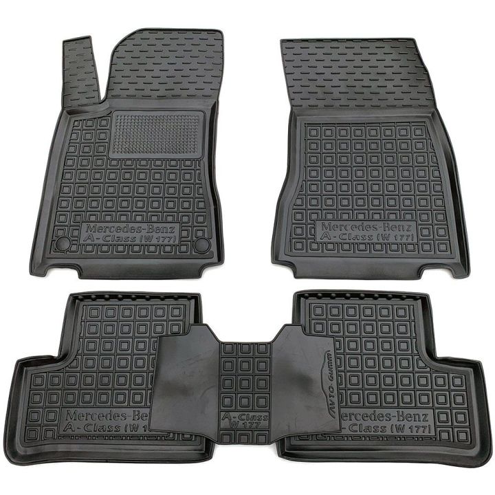 Коврики в салон для Mercedes A-Class W177 '18-, резиновые (AVTO-Gumm)
