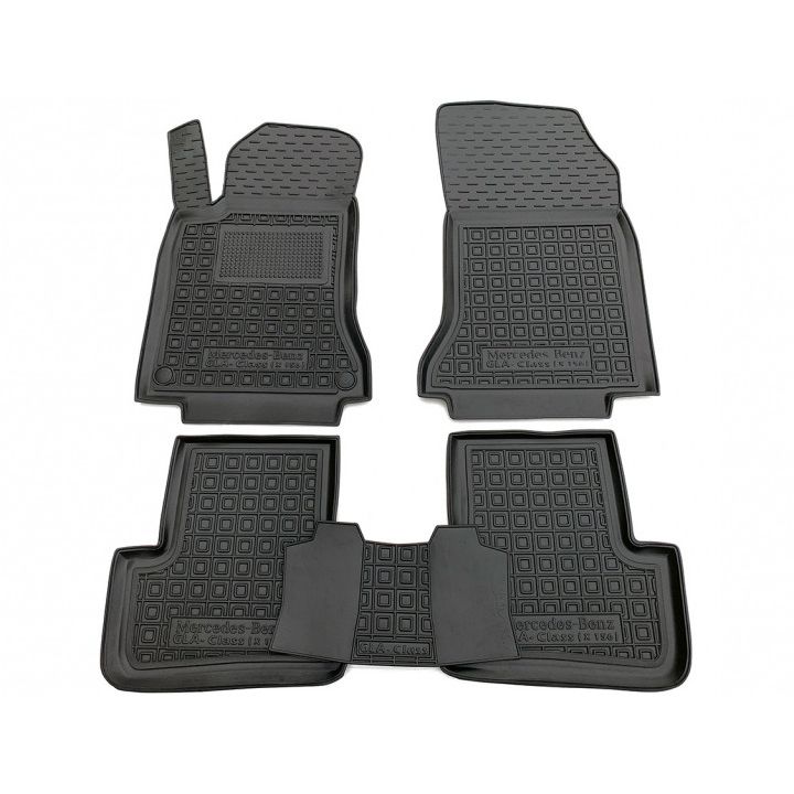 Коврики в салон для Mercedes GLA X156 '13-, резиновые (AVTO-Gumm)