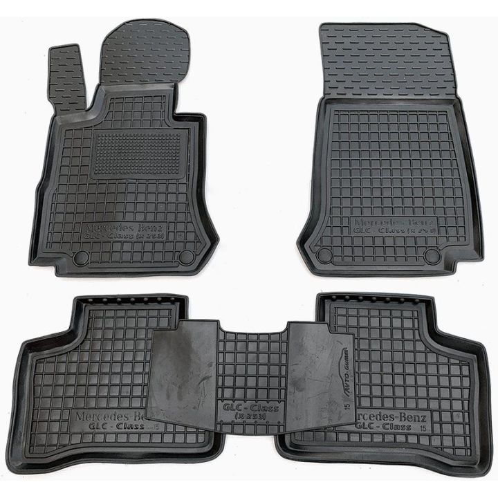 Коврики в салон для Mercedes GLC (X253) 2015-, резиновые (AVTO-Gumm)